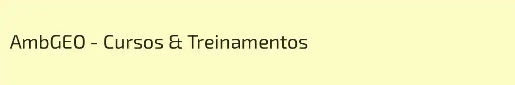AmbGEO - Cursos & Treinamentos